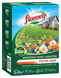 Trawa Kwiatowa Łąka Polna Mieszanka Traw i Kwiatów Florovit 940g